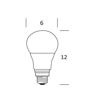 Goccia 1060lm 9,5W E27 OP WW Sensore Movimento
